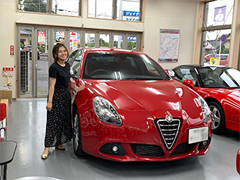 ALFAROMEO GIULIETTA 納車in所沢！