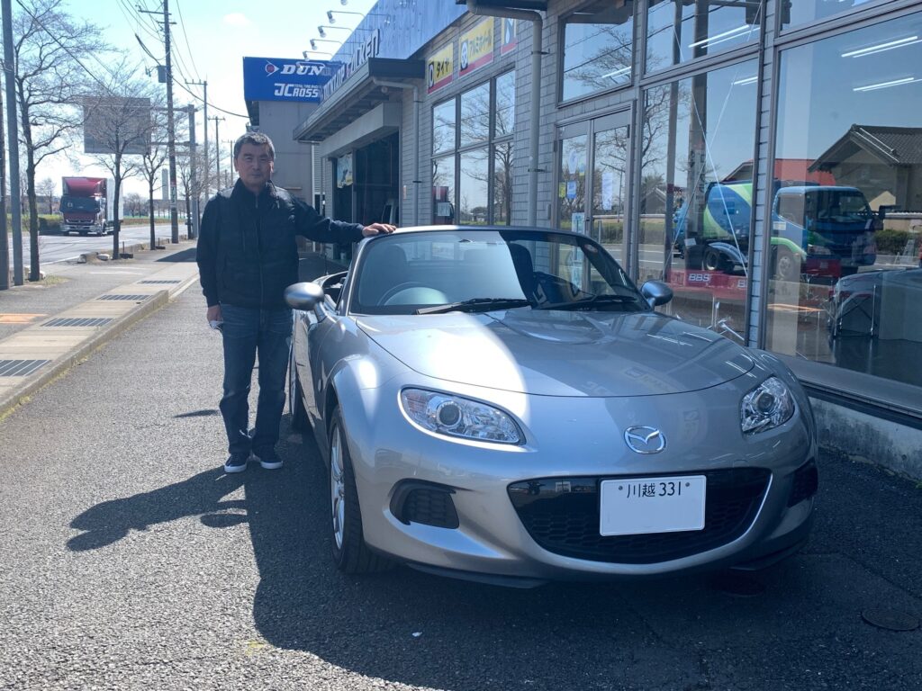 MAZDA ロードスターNC3 AT ガンメタ納車in川越！
