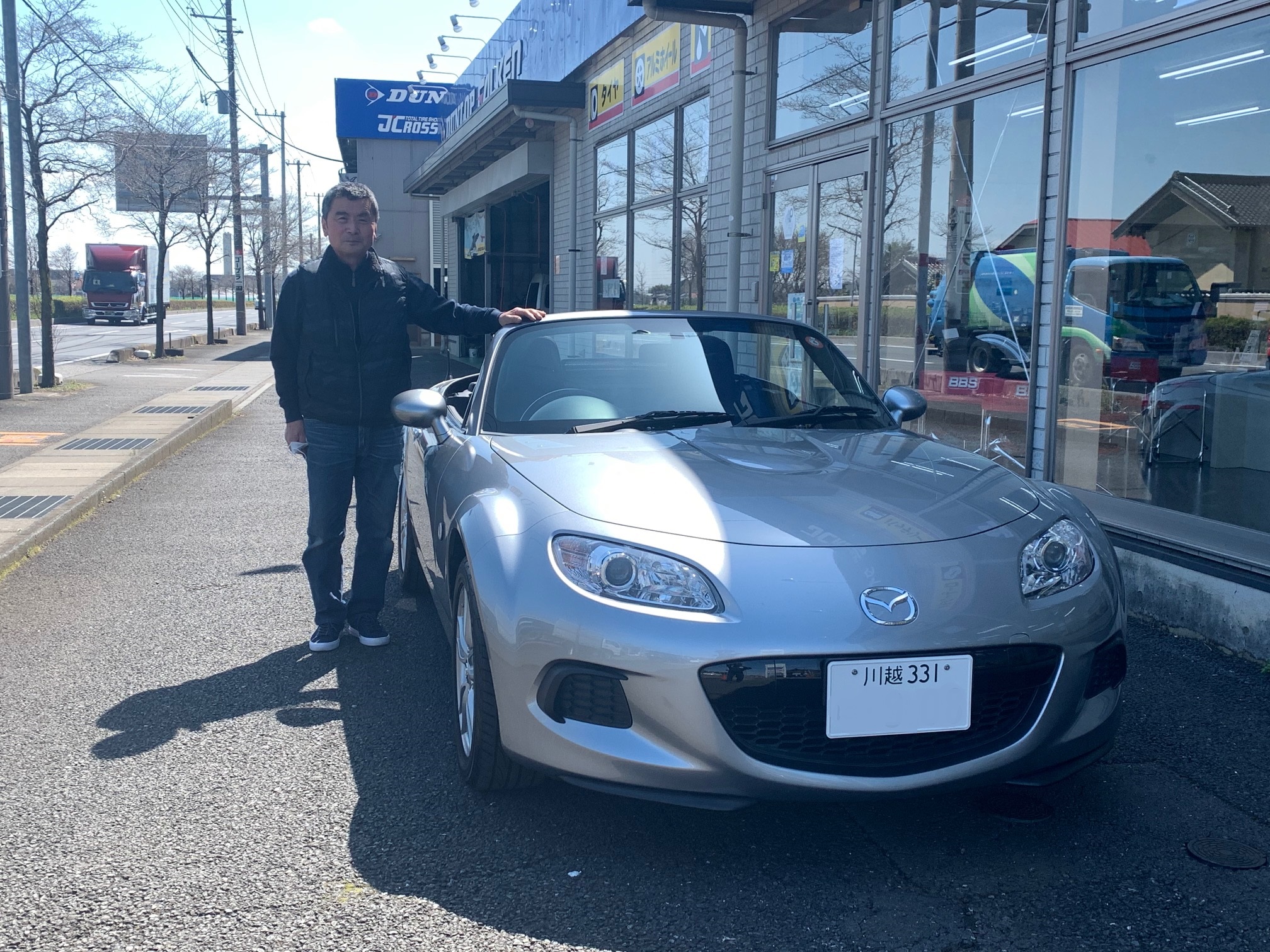 MAZDA ロードスターNC3 AT ガンメタ納車in川越！
