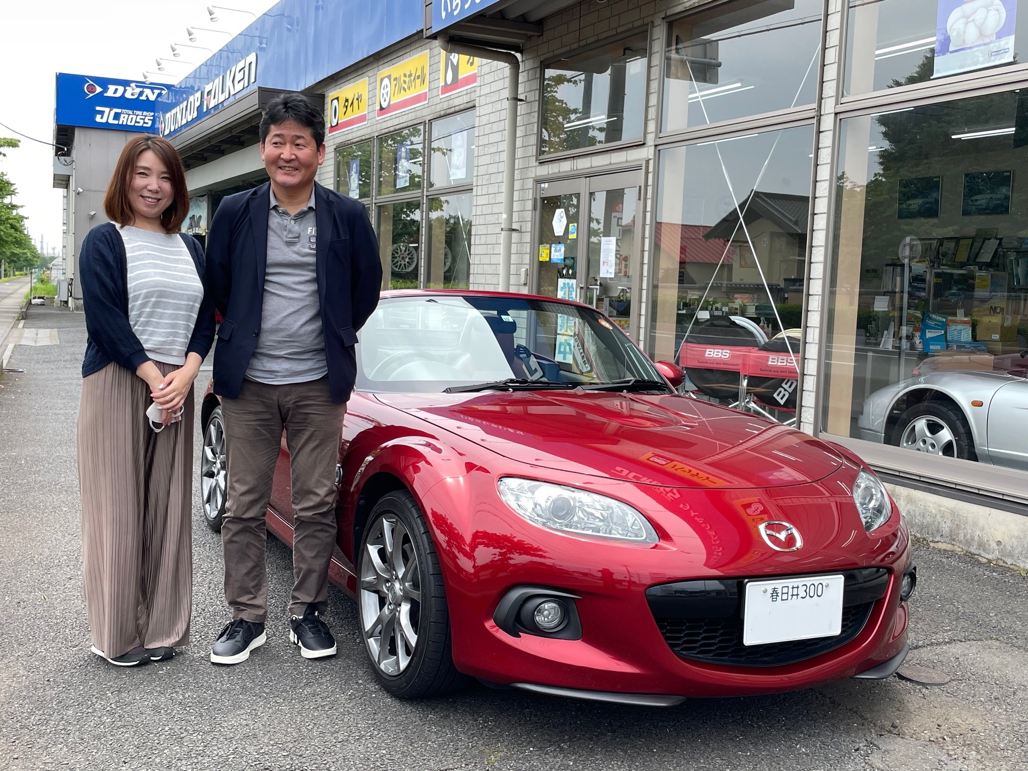 MAZDA ロードスターNC 6MT ワインレッド納車in春日井！