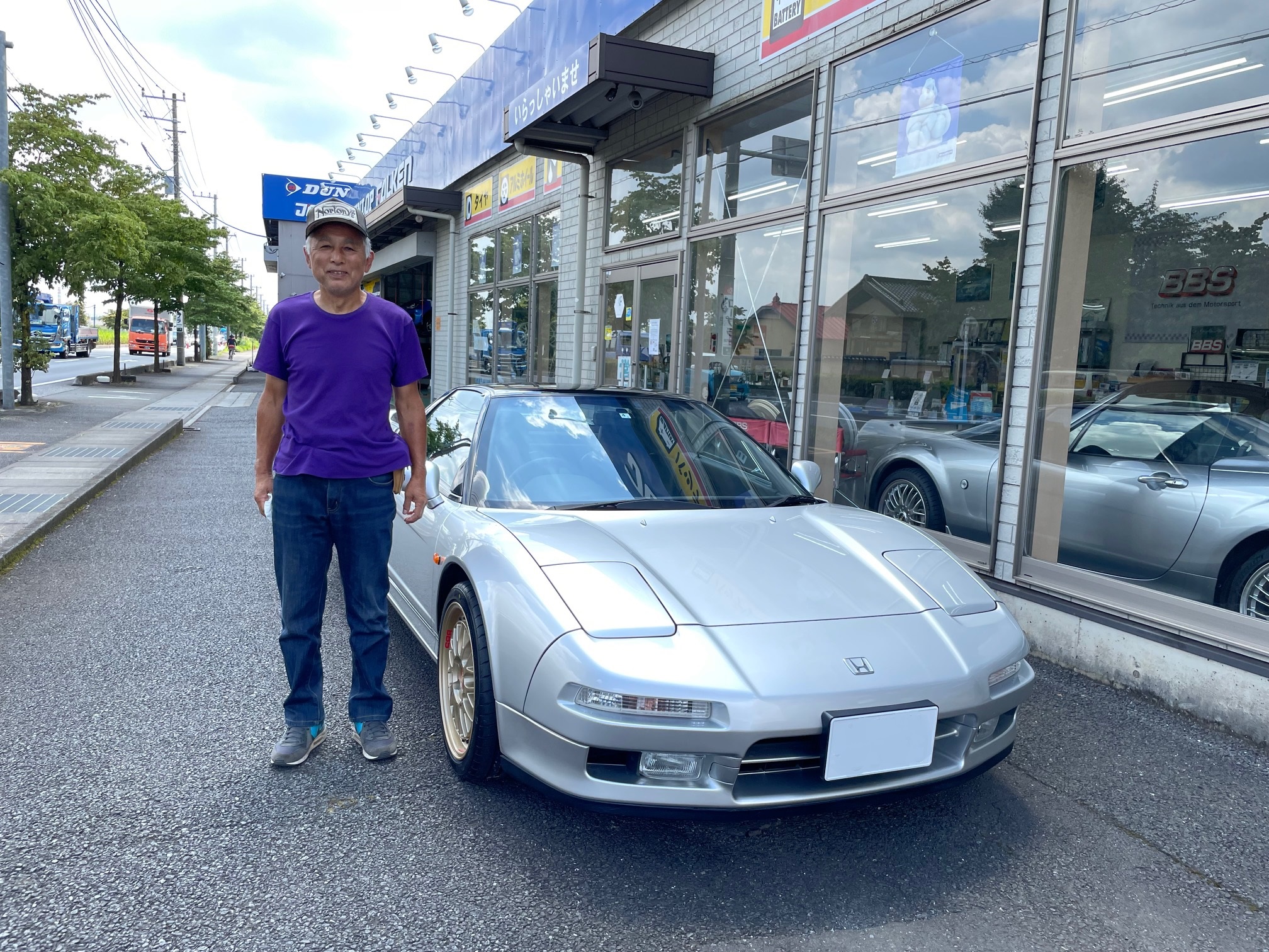 HONDA  NSX 4AT セブリングシルバー 納車in山梨！