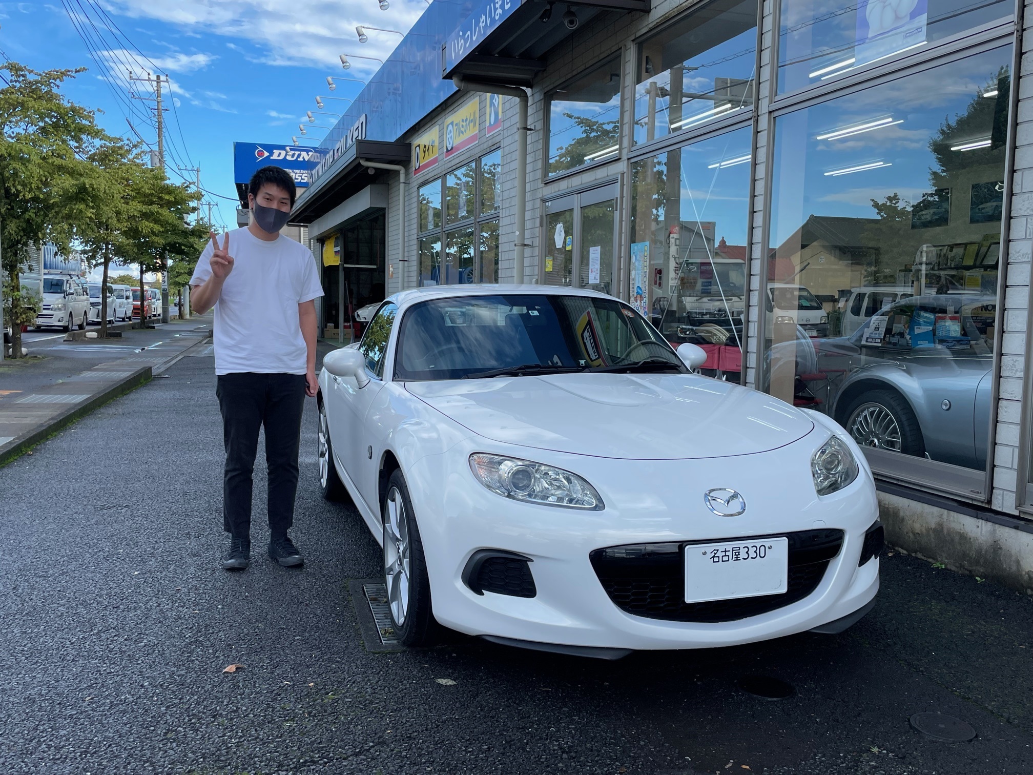 MAZDA ロードスターNC3 6MT パールホワイト納車in名古屋！